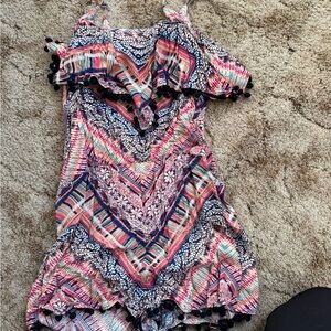 Jolt Multicolor Patterned Jumpsuit